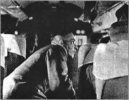 Рейхсминистр Альфред Розенберг в самолете