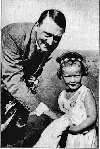 Adolf Hitler and the little girl