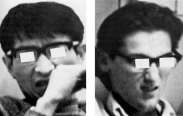 мимические движения, выражение эмоций