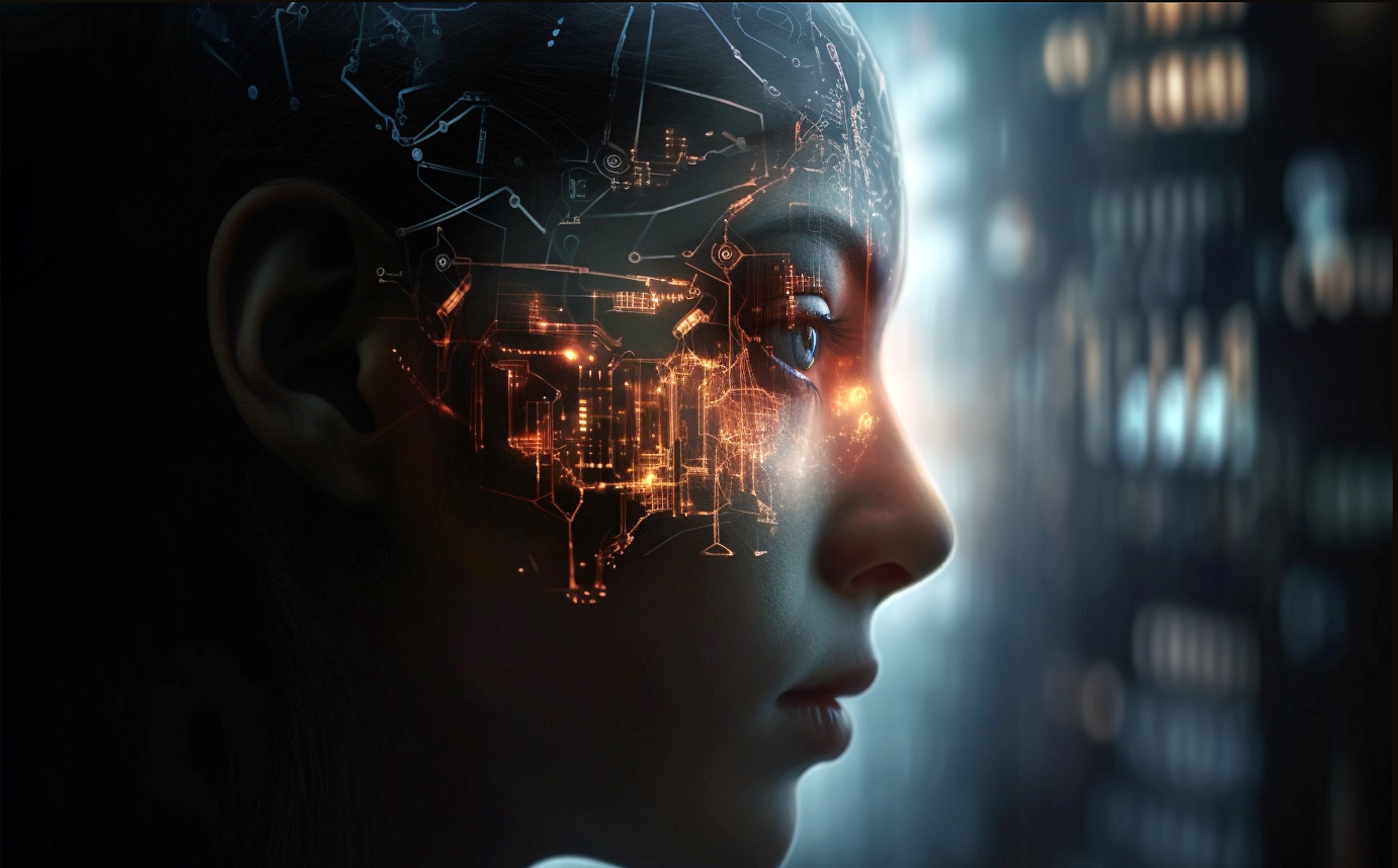 Девушка, зараженная информационным вирусом, который распространяет фейки и дезинформацию