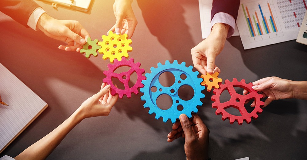 состояние потока во время командной работы