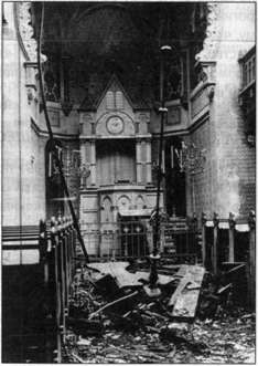 Хрустальная ночь в Германии (Die zerstorte Synagoge in Eberswalde)